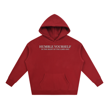 He Will Lift You Up - Oversize Fleeced Hoodie