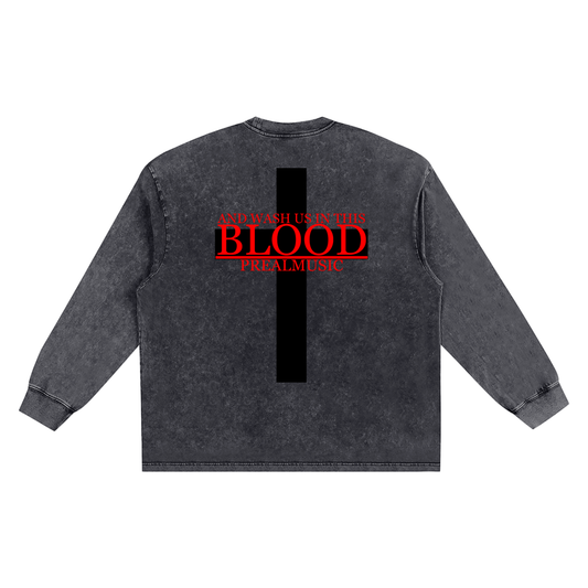 Flood - Frayed Edge Long Sleeve T-Shirt