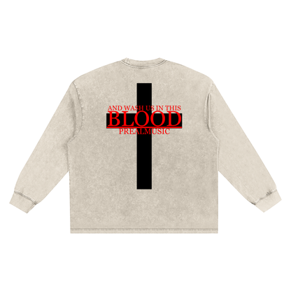 Flood - Frayed Edge Long Sleeve T-Shirt