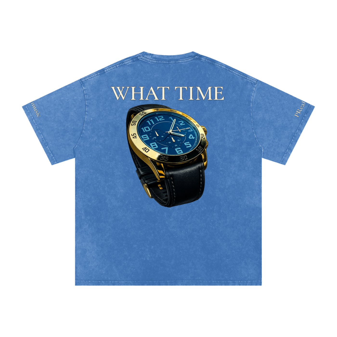 WHAT TIME - Oversized Cotton T-Shirt