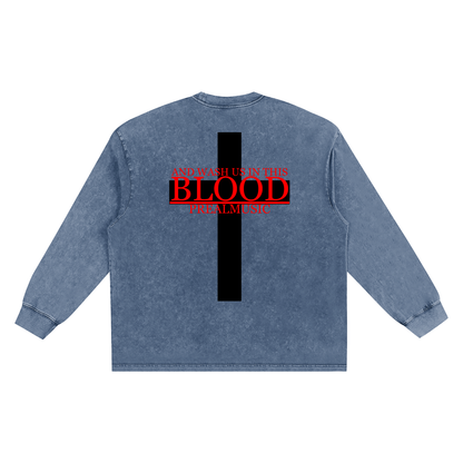 Flood - Frayed Edge Long Sleeve T-Shirt
