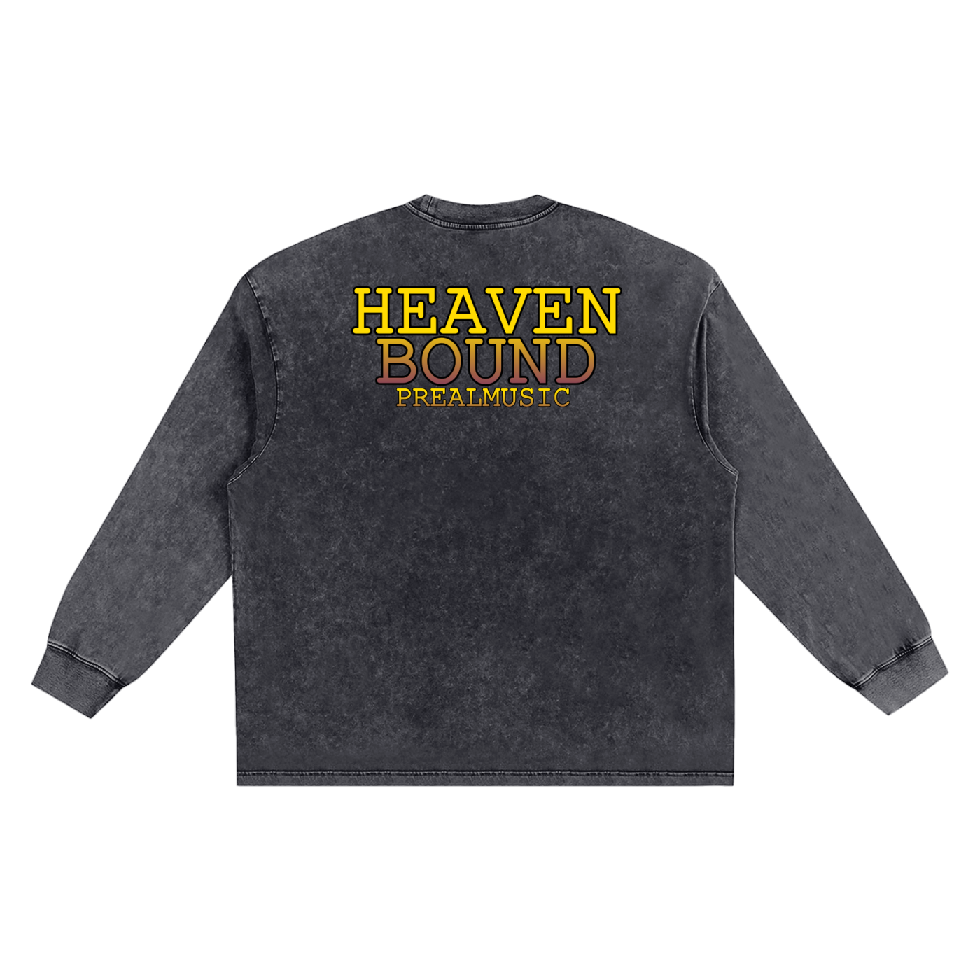HEAVEN BOUND - Frayed Edge Long Sleeve T-Shirt