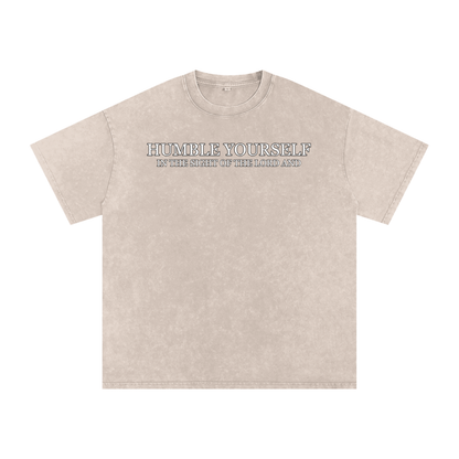 He Will Lift You Up - Oversized Cotton T-Shirt