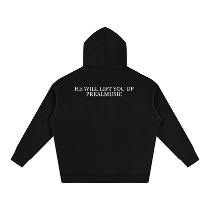 He Will Lift You Up - Oversize Fleeced Hoodie