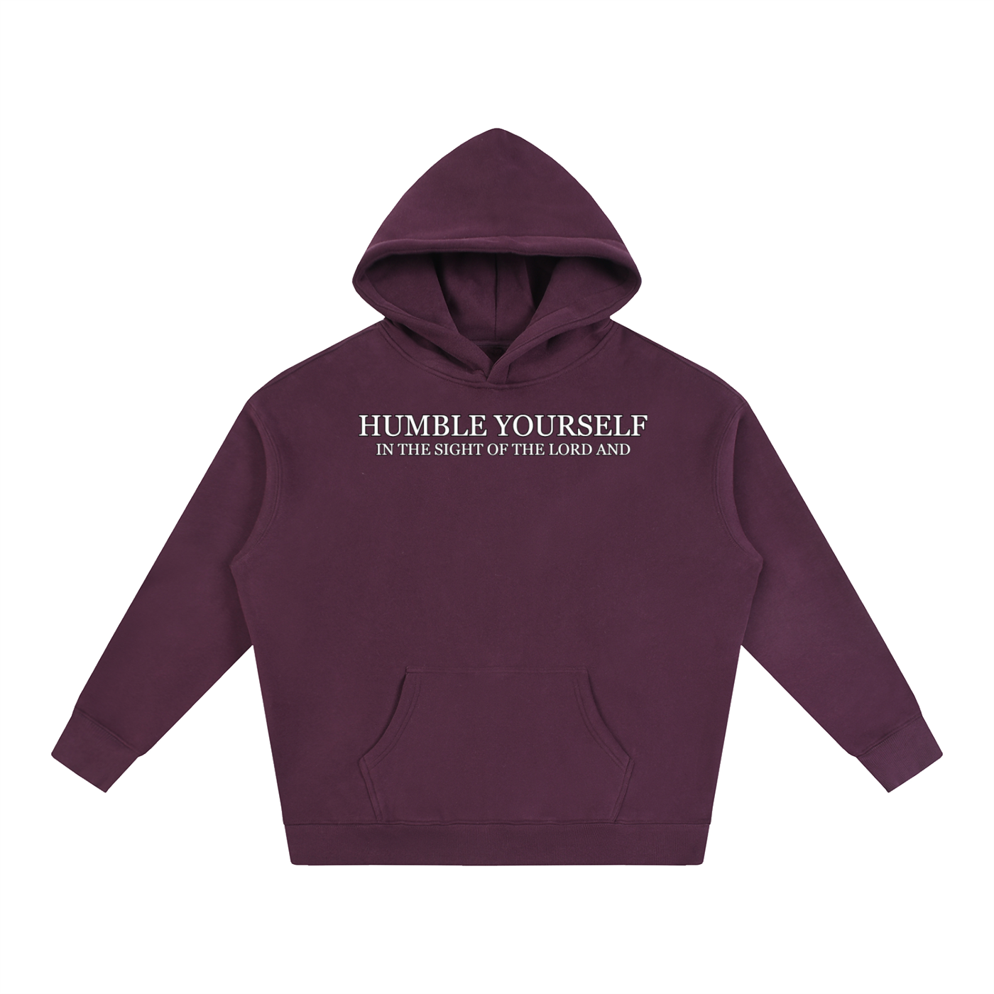 He Will Lift You Up - Oversize Fleeced Hoodie