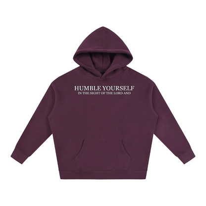 He Will Lift You Up - Oversize Fleeced Hoodie