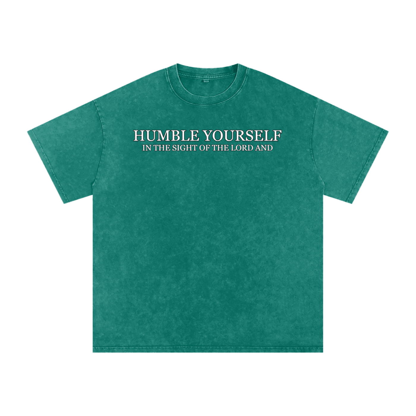 He Will Lift You Up - Oversized Cotton T-Shirt