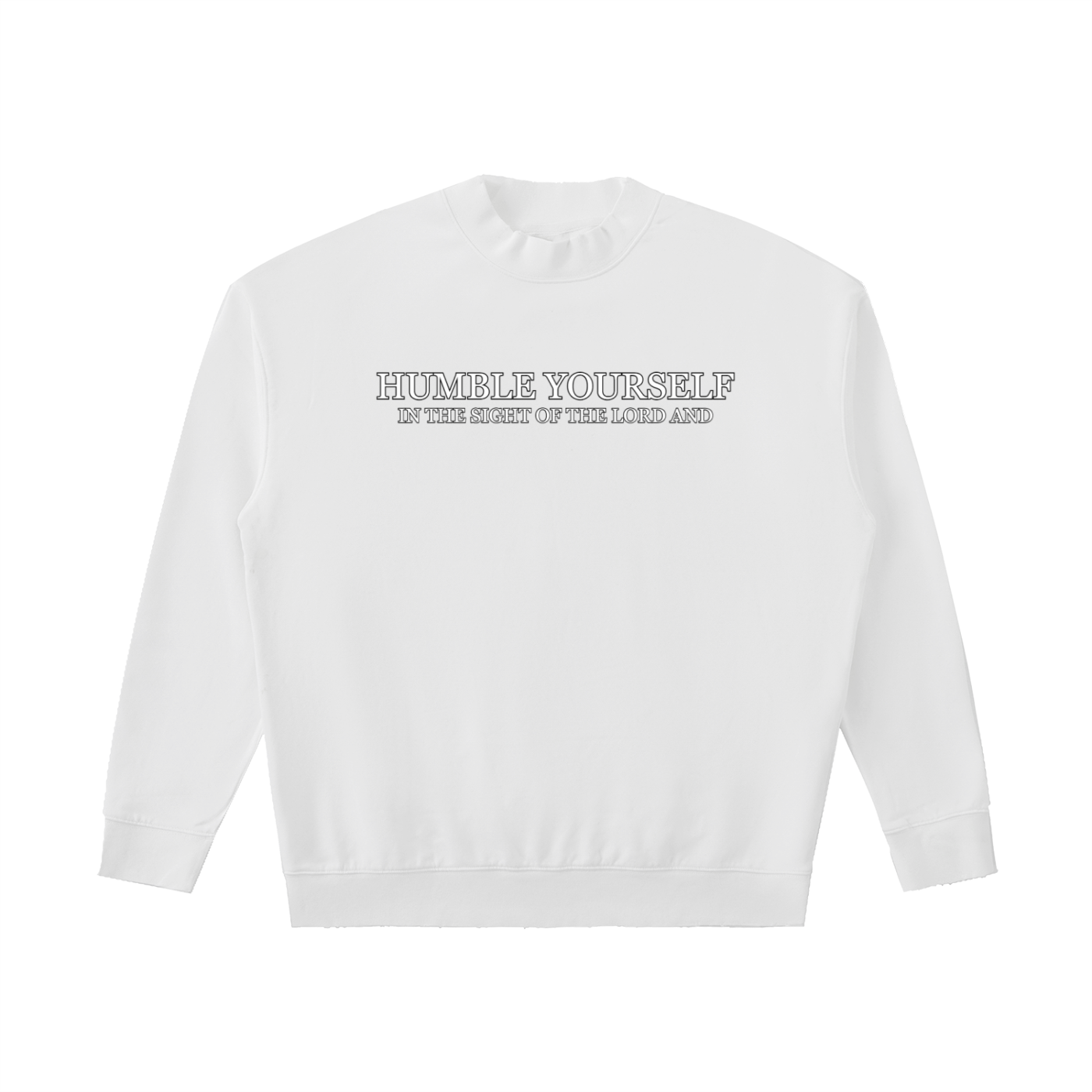 He Will Lift You Up - Drop Shoulder Crewneck Sweatshirt