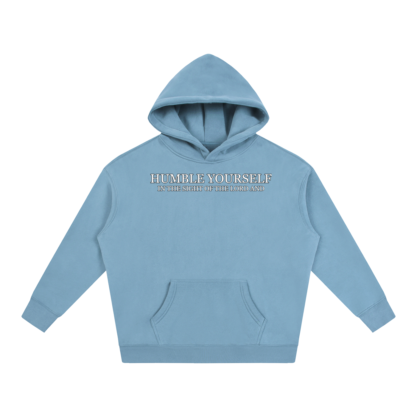 He Will Lift You Up - Oversize Fleeced Hoodie