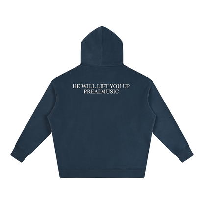 He Will Lift You Up - Oversize Fleeced Hoodie