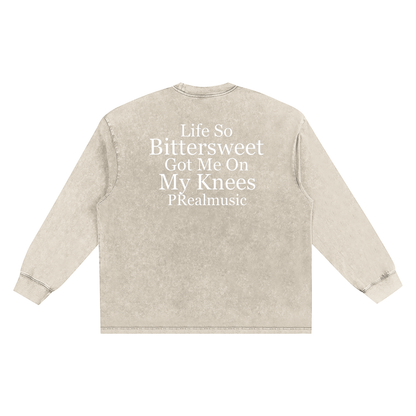 Bittersweet - Frayed Edge Long Sleeve T-Shirt
