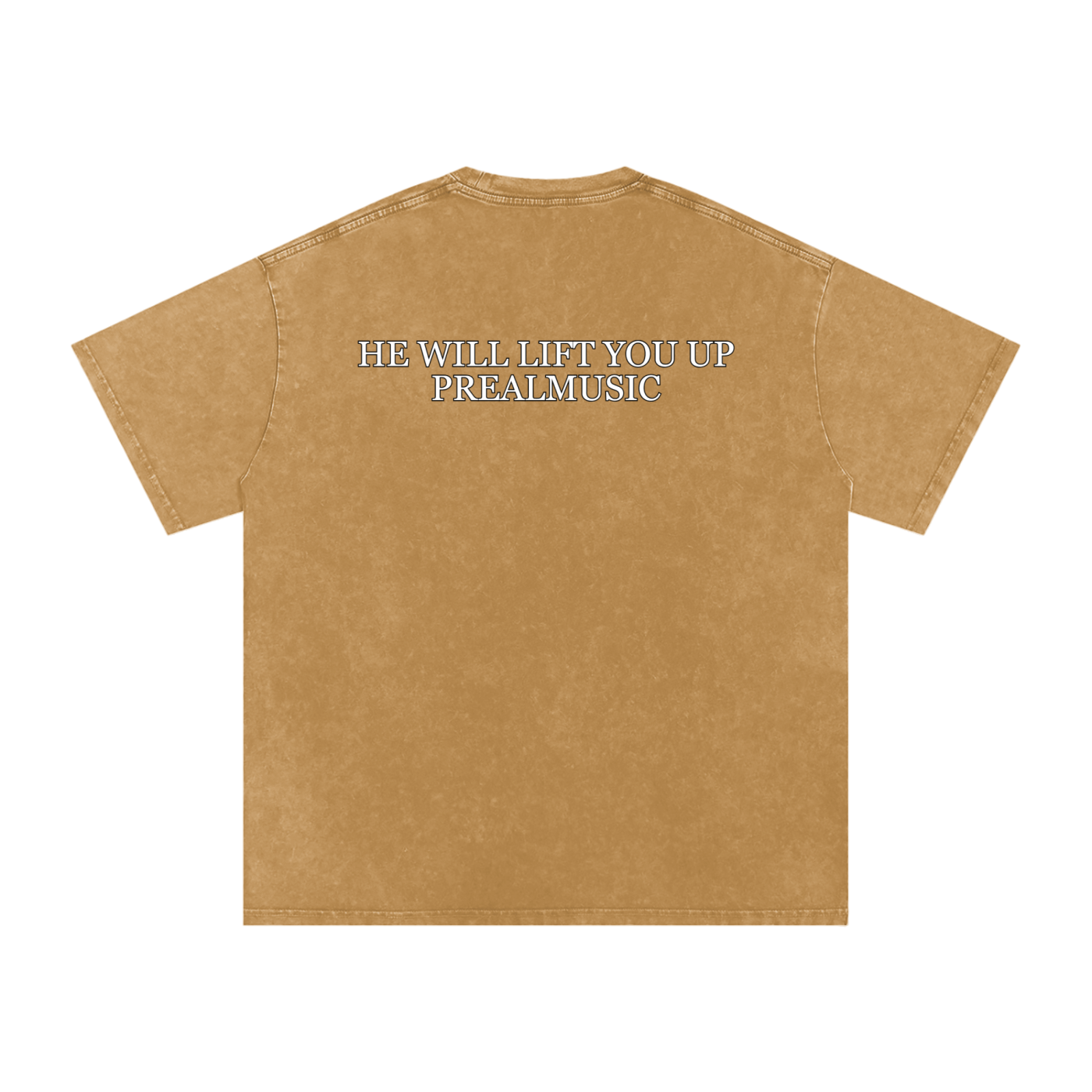 He Will Lift You Up - Oversized Cotton T-Shirt