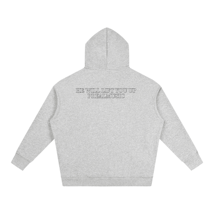 He Will Lift You Up - Oversize Fleeced Hoodie
