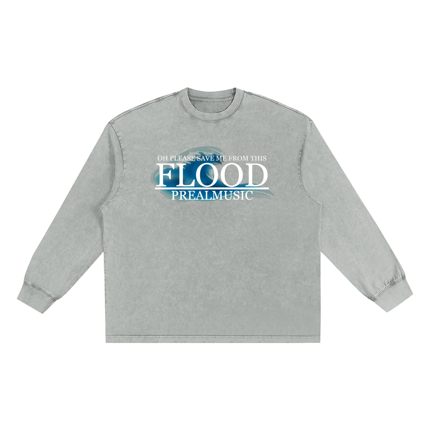 Flood - Frayed Edge Long Sleeve T-Shirt