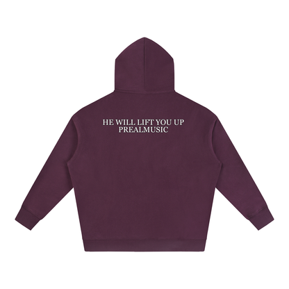 He Will Lift You Up - Oversize Fleeced Hoodie
