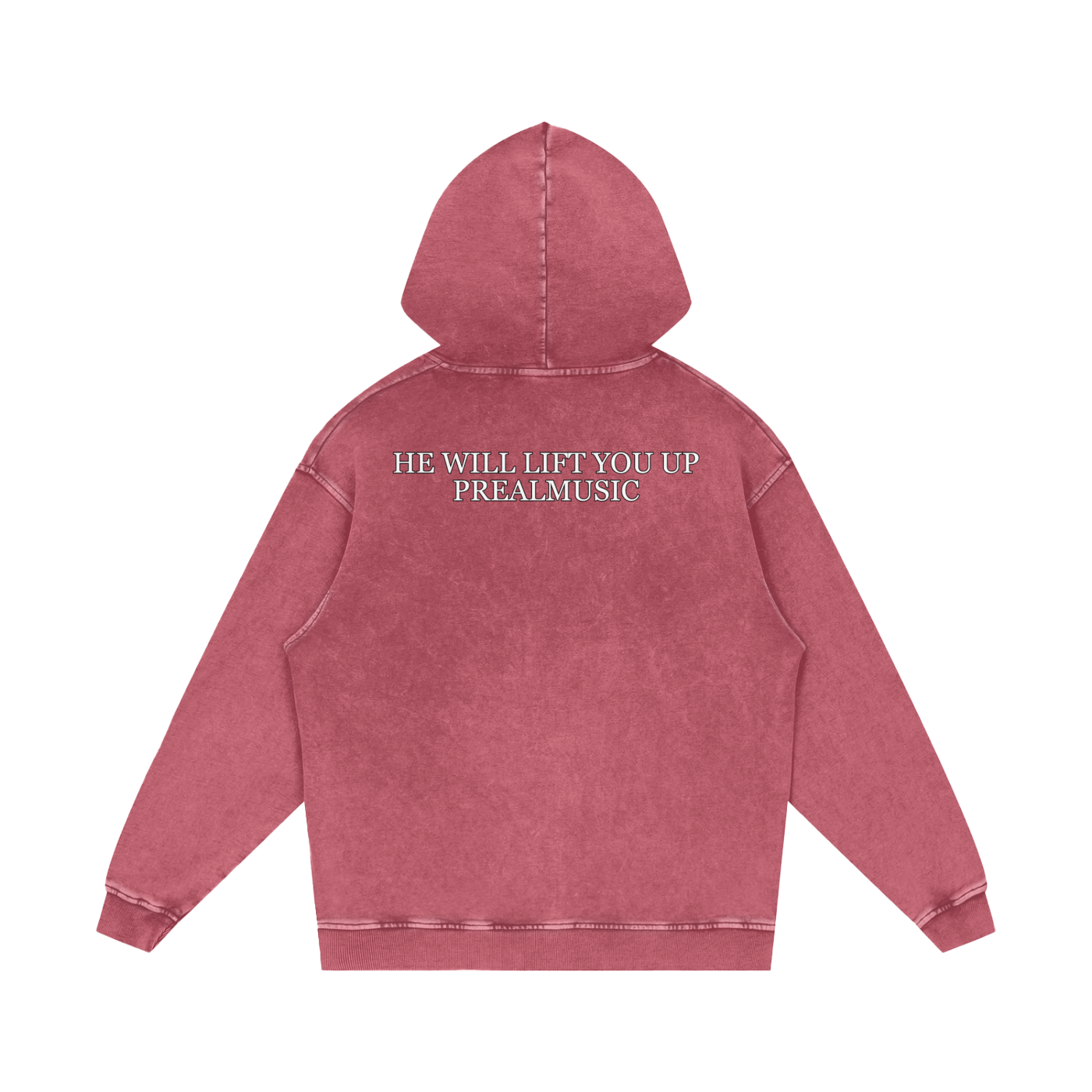 He Will Lift You Up - Loose Cotton Hoodie