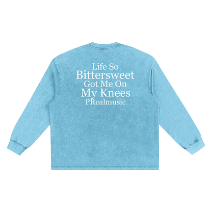 Bittersweet - Frayed Edge Long Sleeve T-Shirt