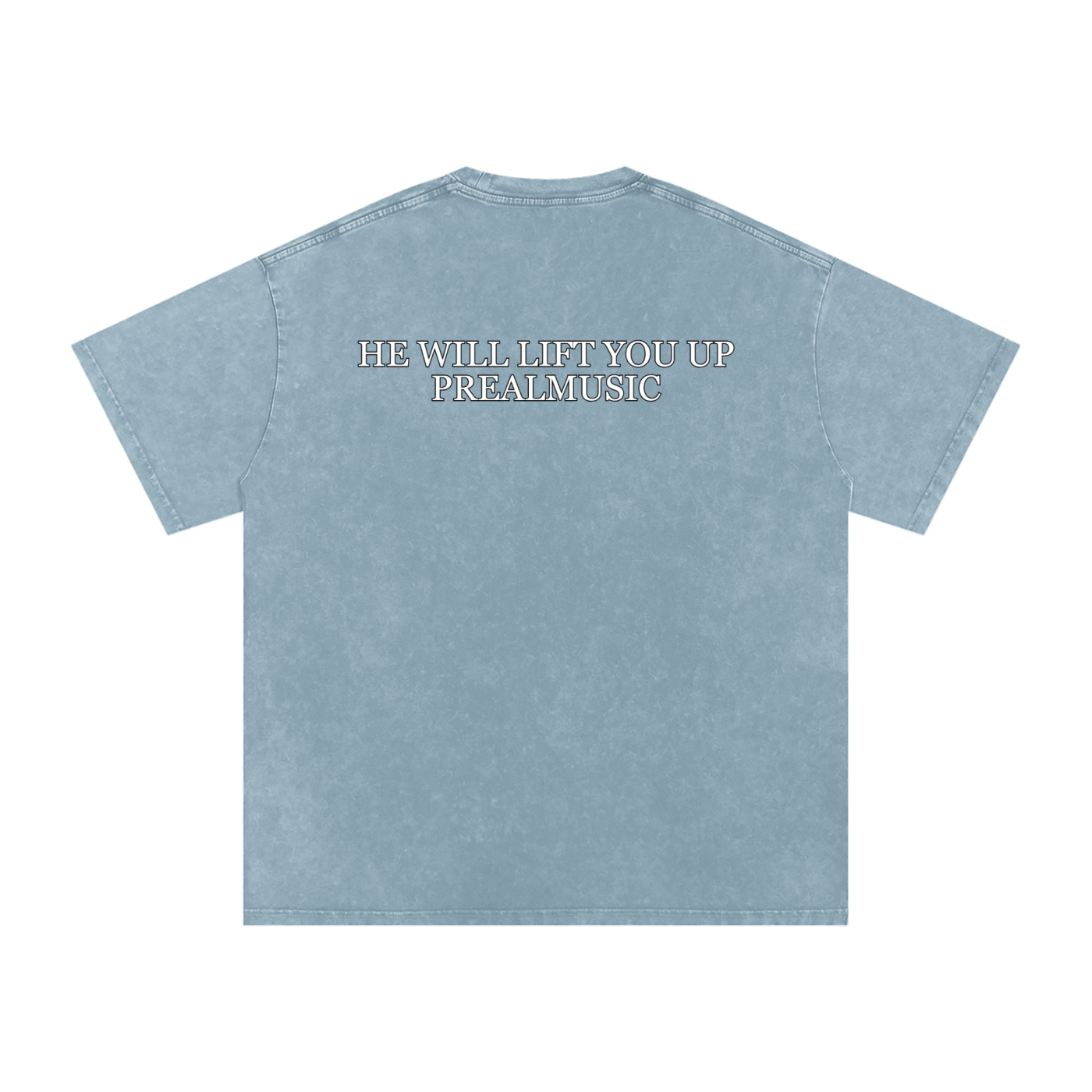 He Will Lift You Up - Oversized Cotton T-Shirt