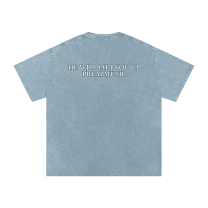 He Will Lift You Up - Oversized Cotton T-Shirt