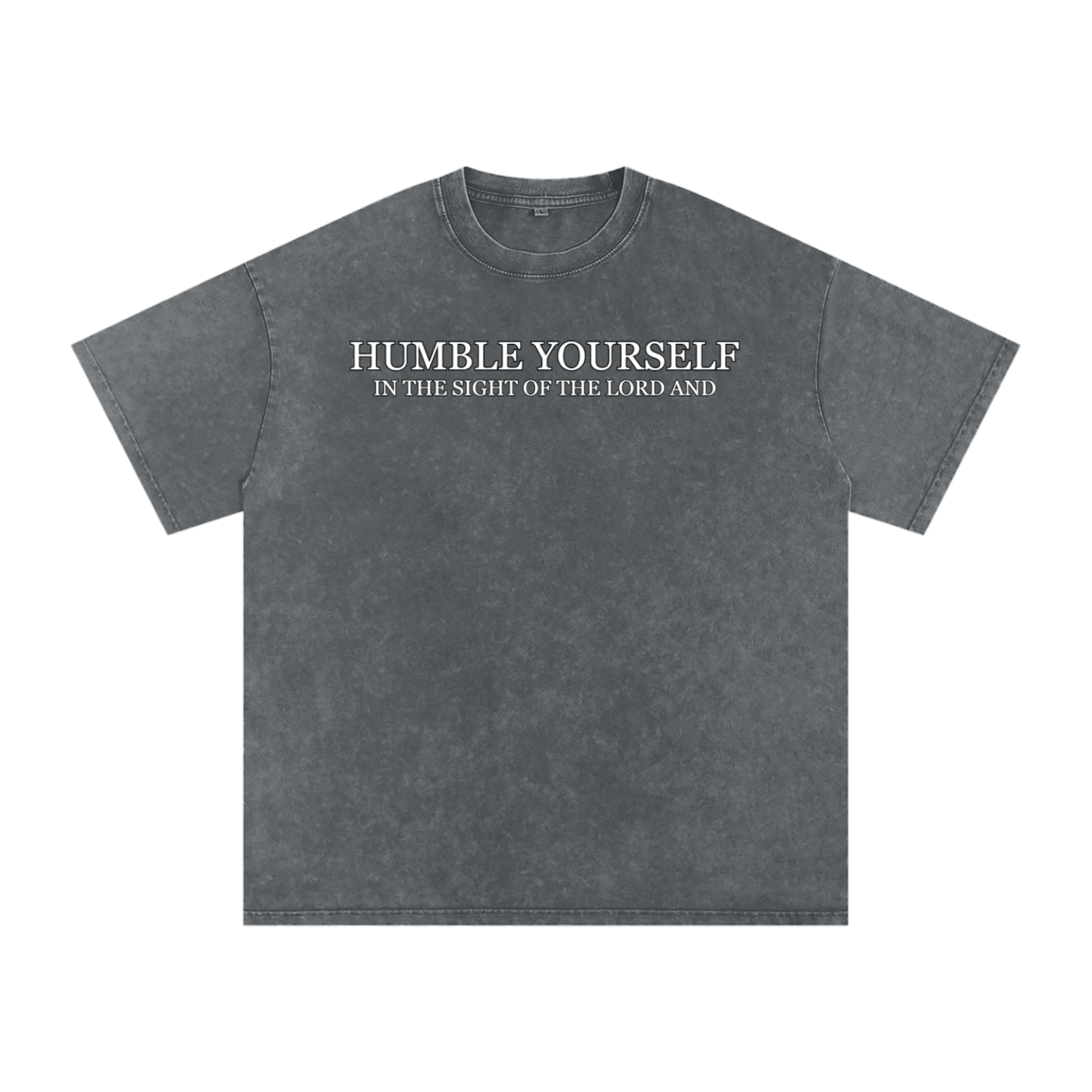 He Will Lift You Up - Oversized Cotton T-Shirt