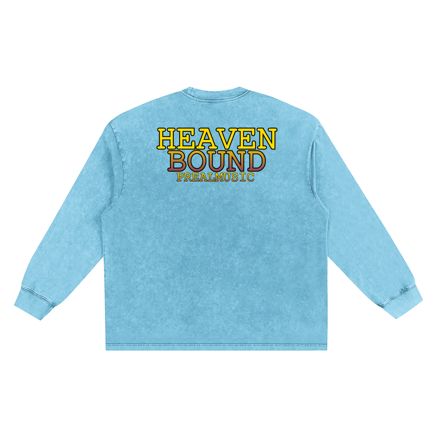 HEAVEN BOUND - Frayed Edge Long Sleeve T-Shirt