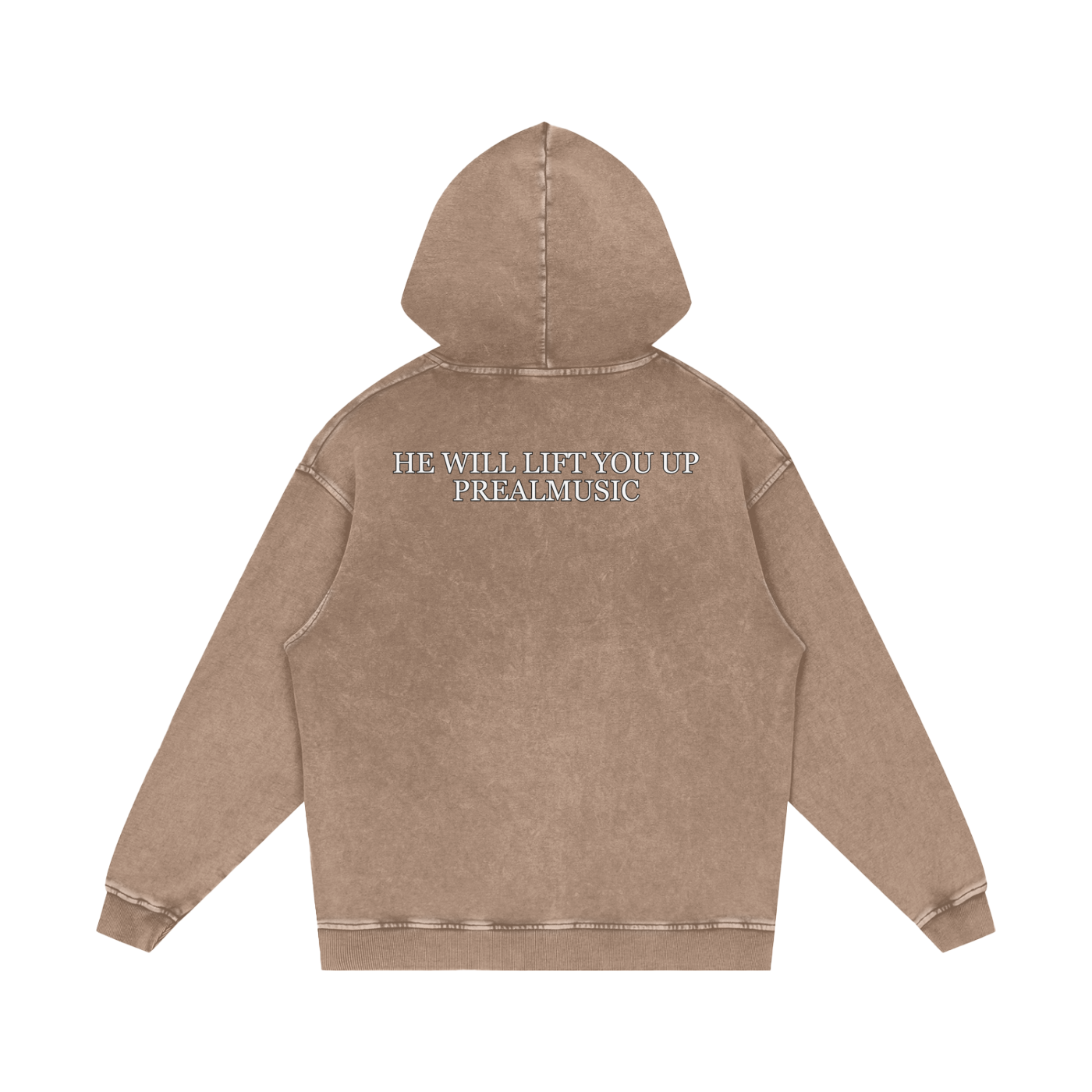He Will Lift You Up - Loose Cotton Hoodie