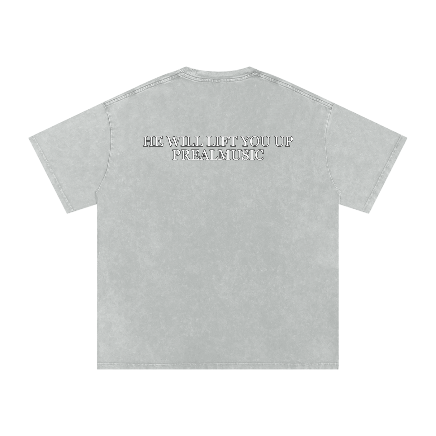 He Will Lift You Up - Oversized Cotton T-Shirt