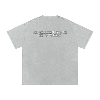 He Will Lift You Up - Oversized Cotton T-Shirt