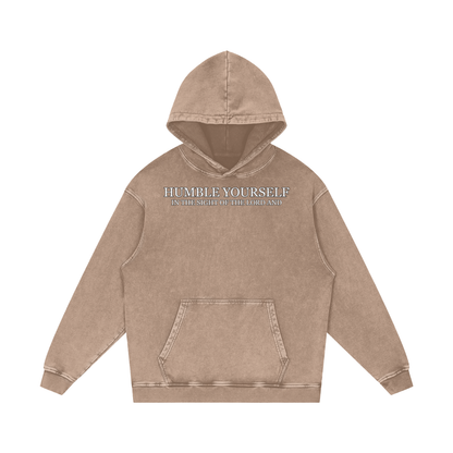 He Will Lift You Up - Loose Cotton Hoodie