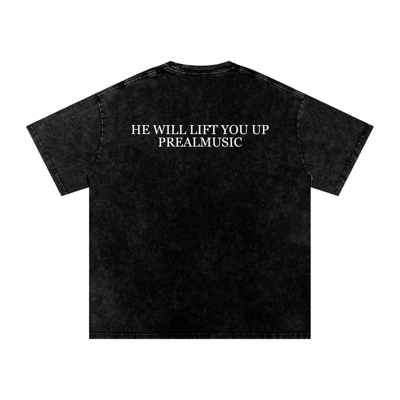 He Will Lift You Up - Oversized Cotton T-Shirt