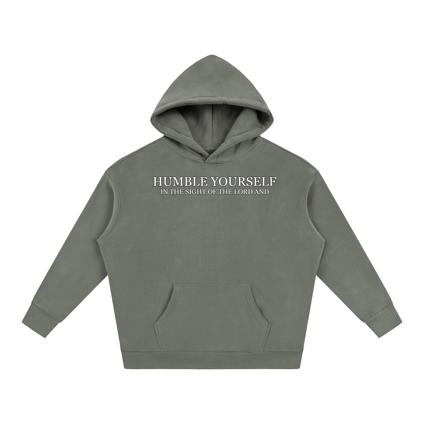 He Will Lift You Up - Oversize Fleeced Hoodie